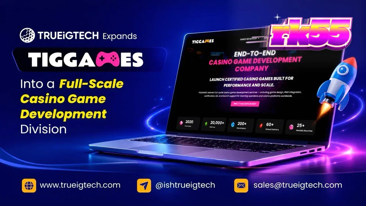 Ilustrasi teknologi pengembangan game kasino modern dan inovasi digital